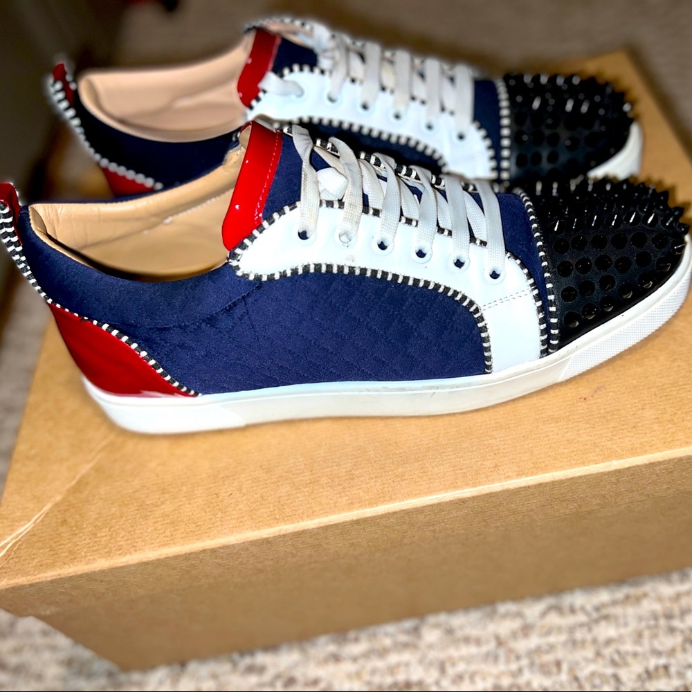 Christian louboutin Louis Junior Spikes fun colors